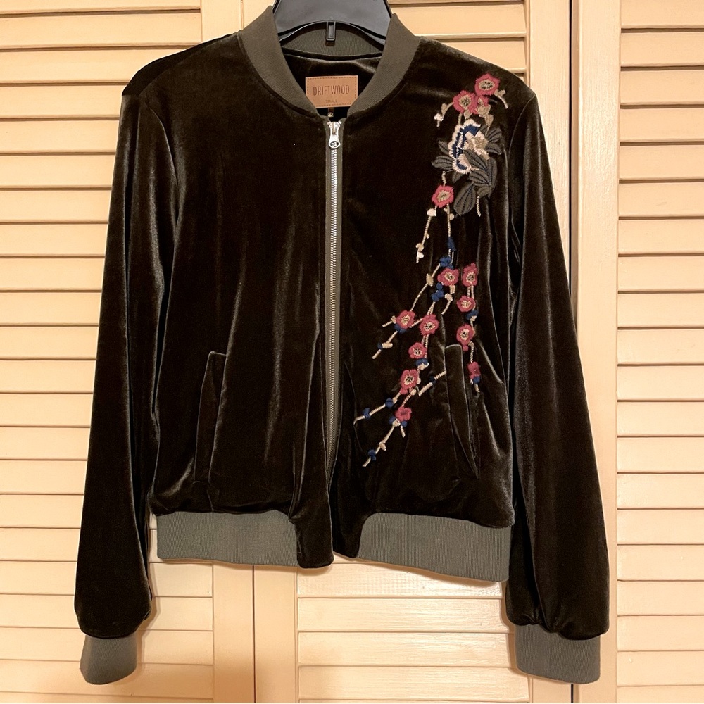 Driftwood velvet jacket